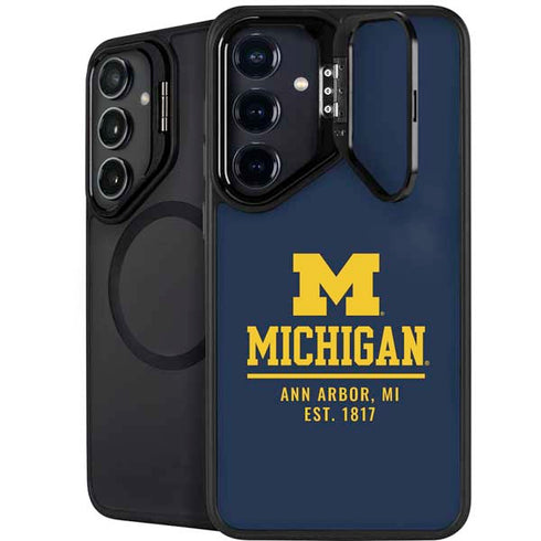 University of Michigan Ann Arbor Est 1817 Galaxy S24 Plus Kickstand Case